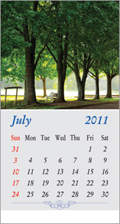 nature calendar Printing Services
